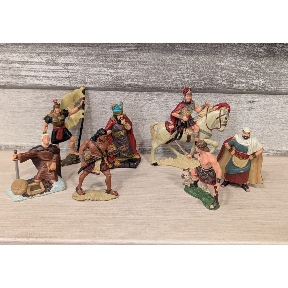 Book of Mormon Latter Day Saints Vintage PVC Action Figures 1990's Lot of 7